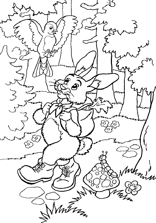 Coloriage 44 Lapins de paques