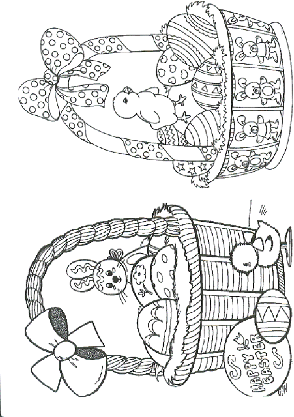 Coloriage 57 Lapins de paques