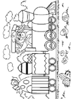Coloriage Lapins de paques 8