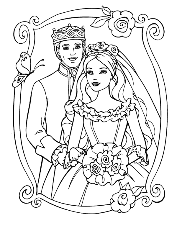 Coloriage 11 Le mariage