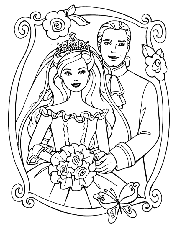 Coloriage 12 Le mariage