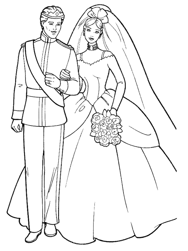 Coloriage 13 Le mariage