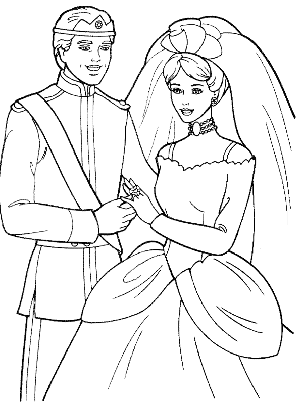 Coloriage 14 Le mariage