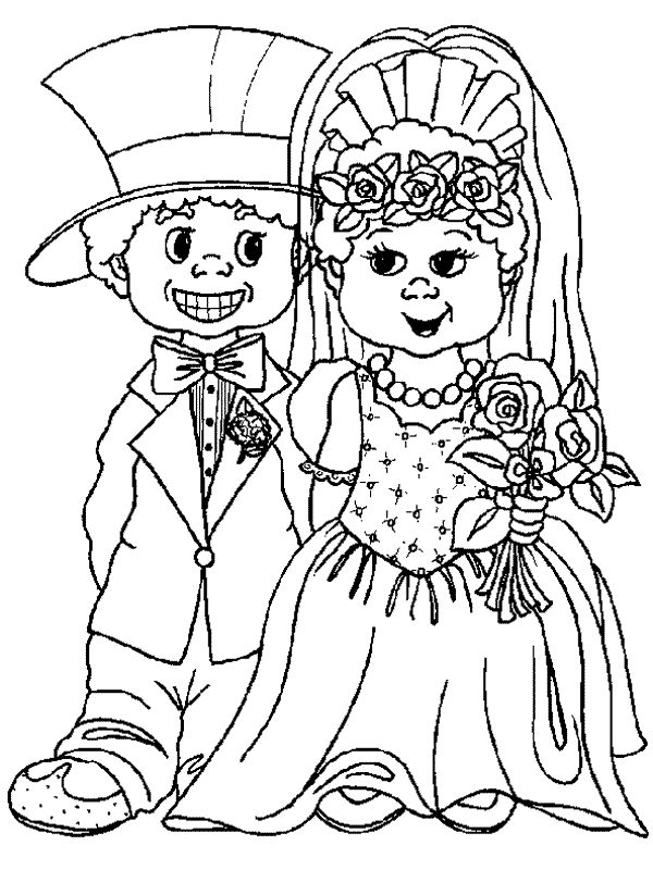 Coloriage 20 Le mariage