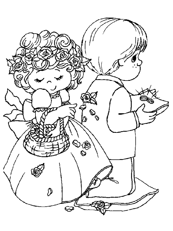 Coloriage 21 Le mariage