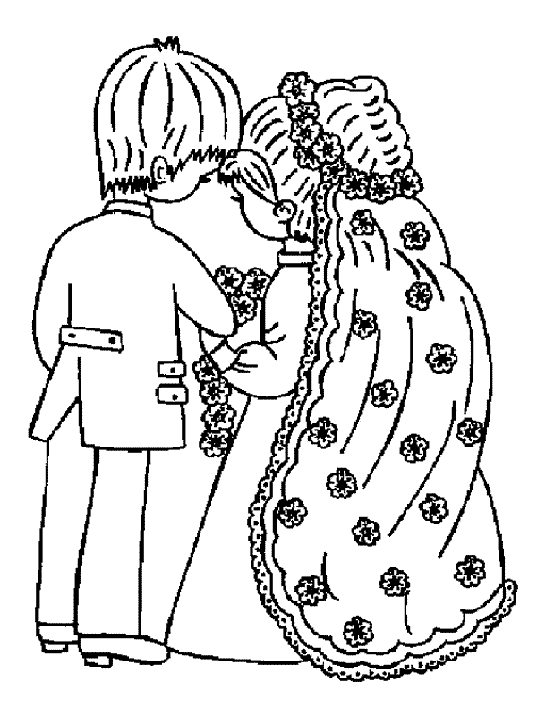 Coloriage 22 Le mariage