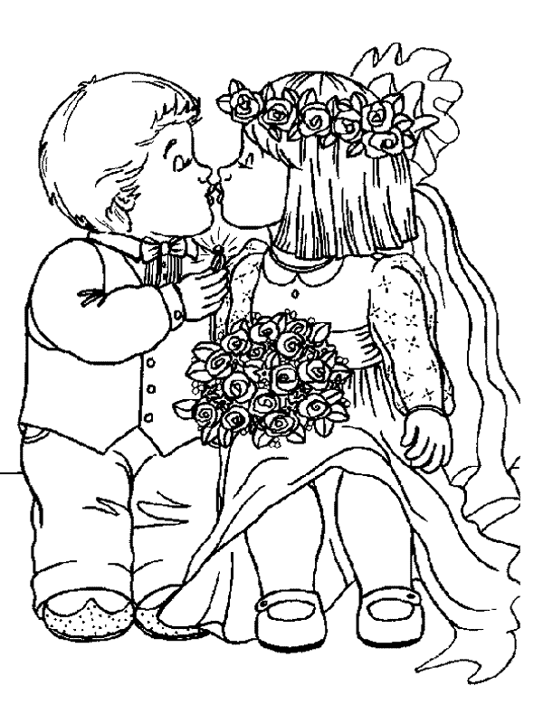 Coloriage 23 Le mariage