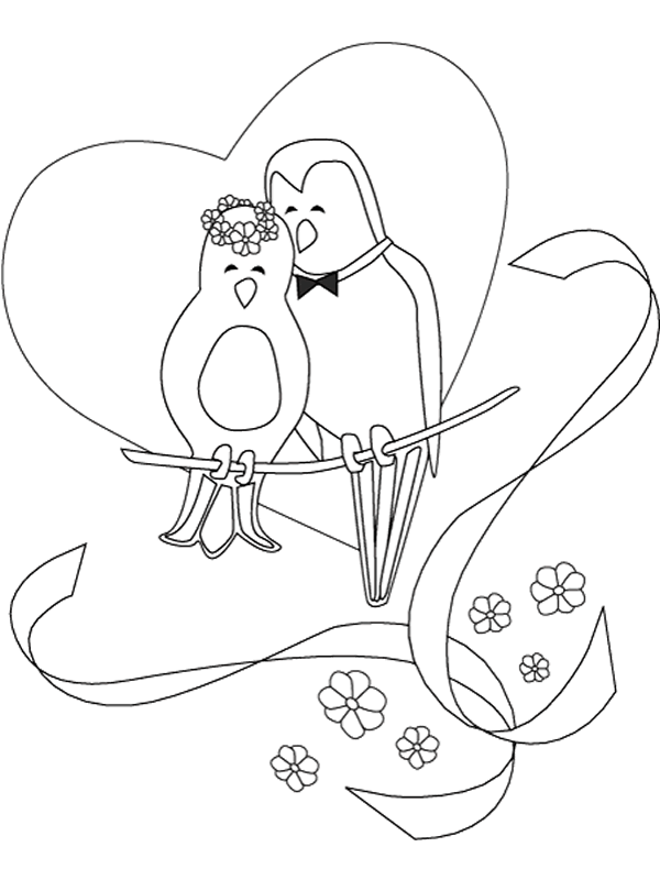 Coloriage 24 Le mariage