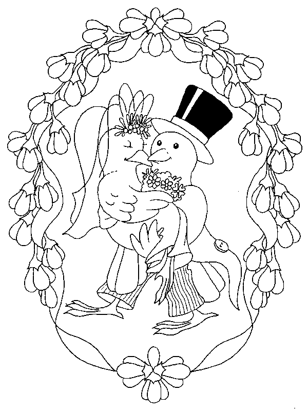 Coloriage 29 Le mariage