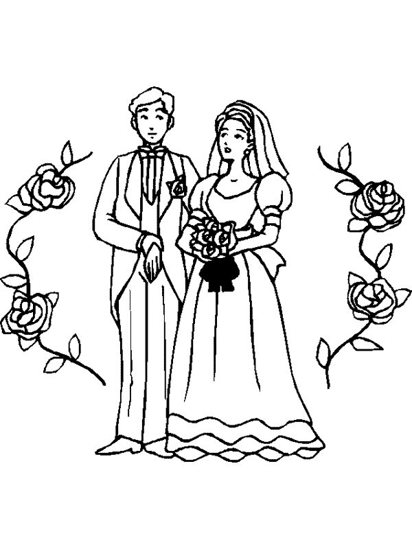 Coloriage 31 Le mariage