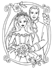 Coloriage Le mariage 12