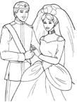 Coloriage Le mariage 14