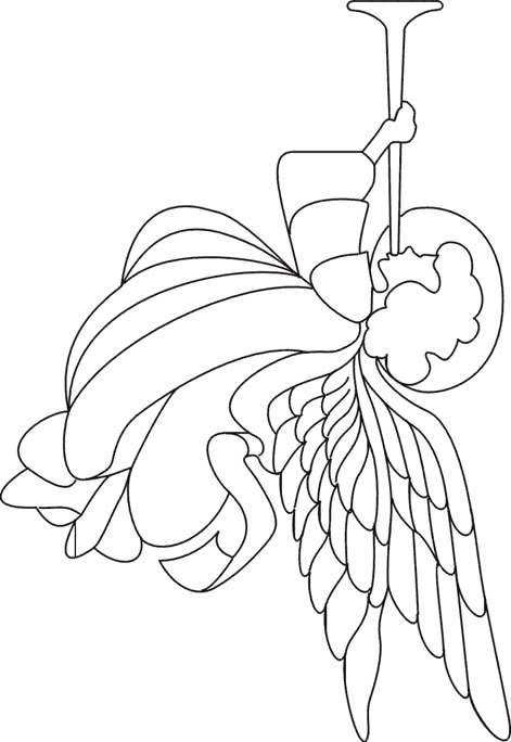 Coloriage 30 Les anges de noel