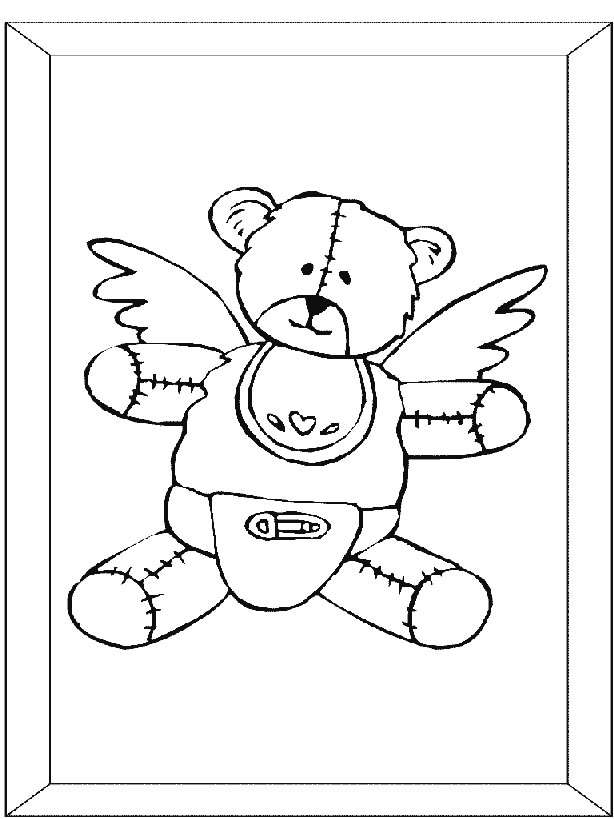 Coloriage 9 Les anges de noel