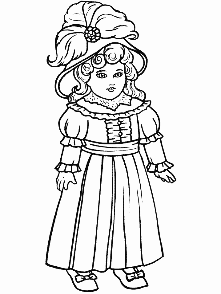 Coloriage 1 Les filles