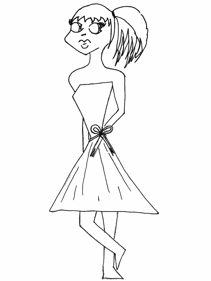 Coloriage 7 Les filles