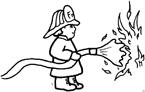 Coloriage Les pompiers 3