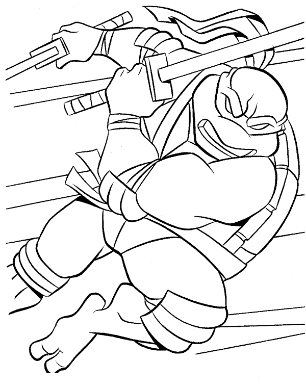 Coloriage 26 Les tortues ninja