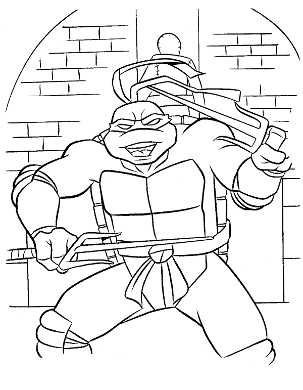 Coloriage 29 Les tortues ninja