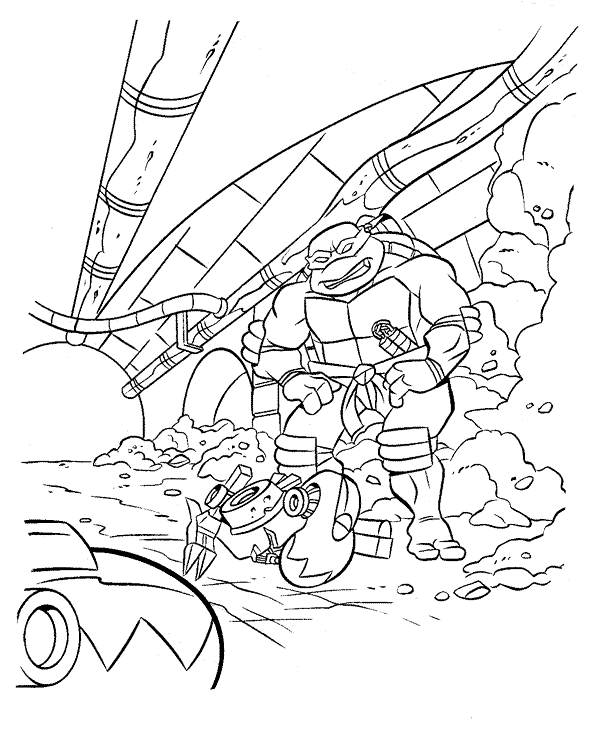 Coloriage 39 Les tortues ninja