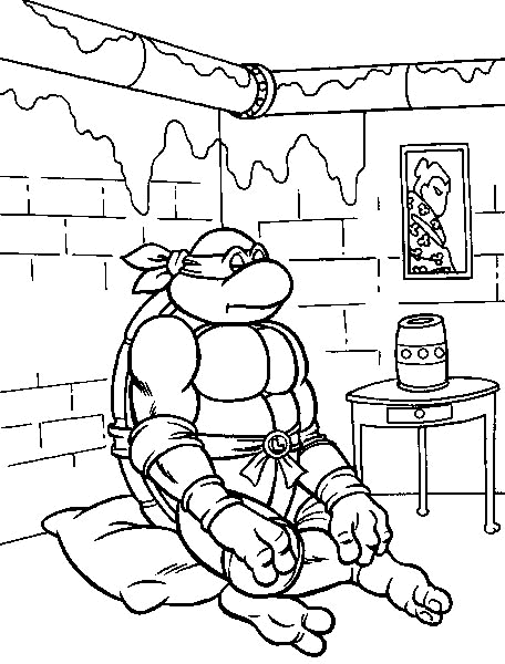 Coloriage 41 Les tortues ninja