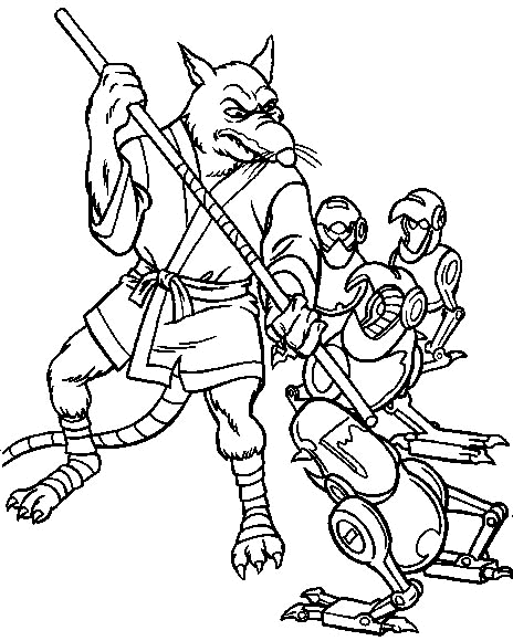 Coloriage 42 Les tortues ninja