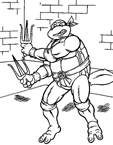 Coloriage Les tortues ninja 11