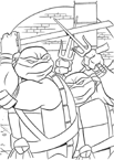 Coloriage Les tortues ninja 14