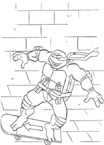 Coloriage Les tortues ninja 16