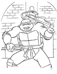 Coloriage Les tortues ninja 29