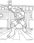 Coloriage Les tortues ninja 32