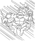 Coloriage Les tortues ninja 33