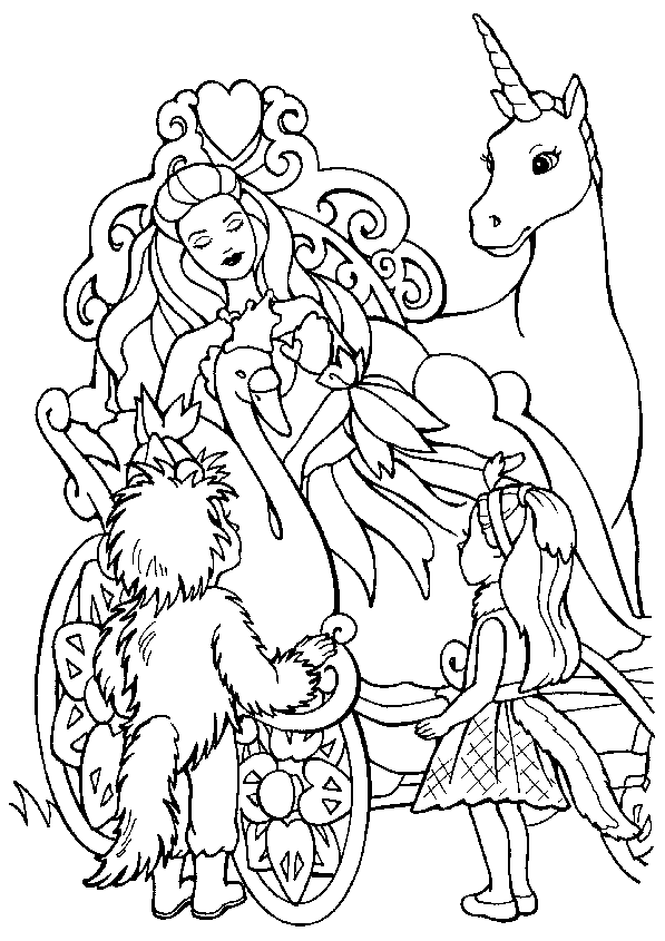 Coloriage 19 Licorne