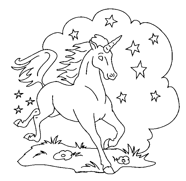 Coloriage 22 Licorne