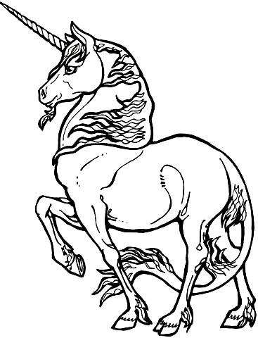 Coloriage 40 Licorne