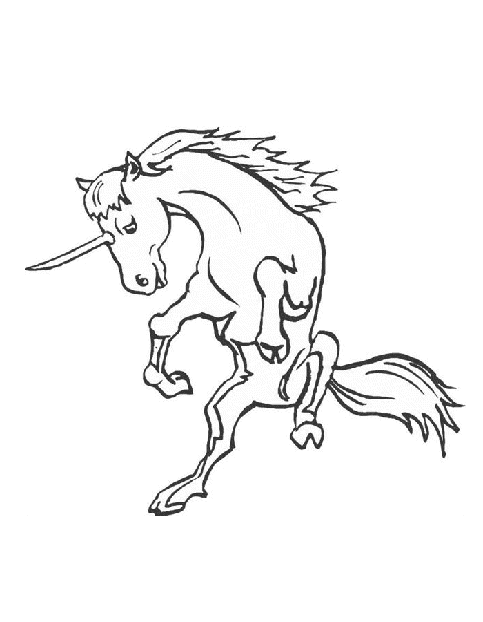 Coloriage 47 Licorne