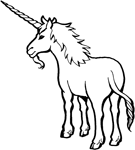 Coloriage Licorne 2