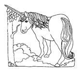 Coloriage Licorne 20