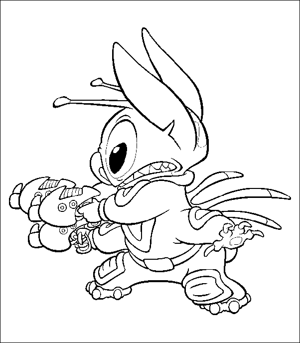 Coloriage 7 Lilostitch