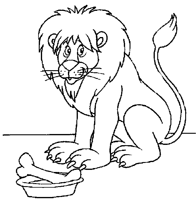 Coloriage 18 Lions