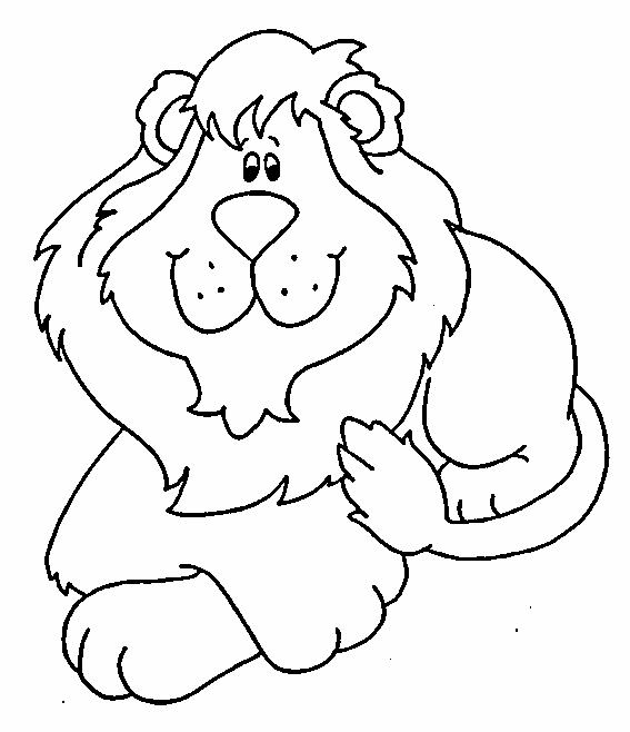 Coloriage 19 Lions