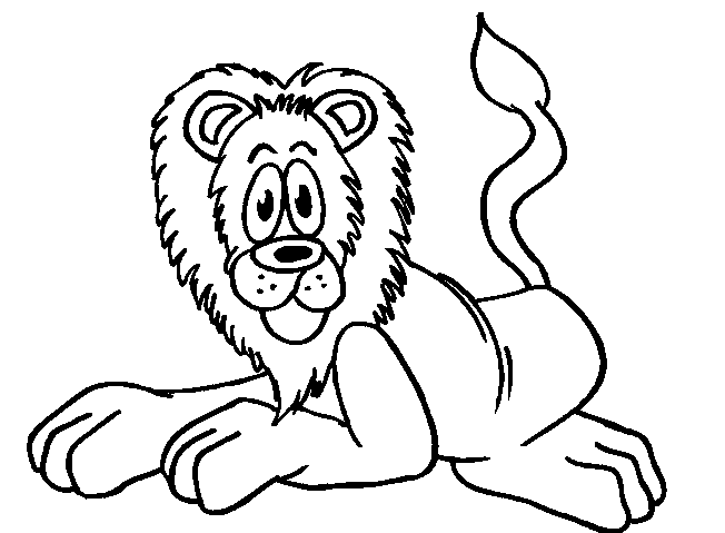 Coloriage 21 Lions