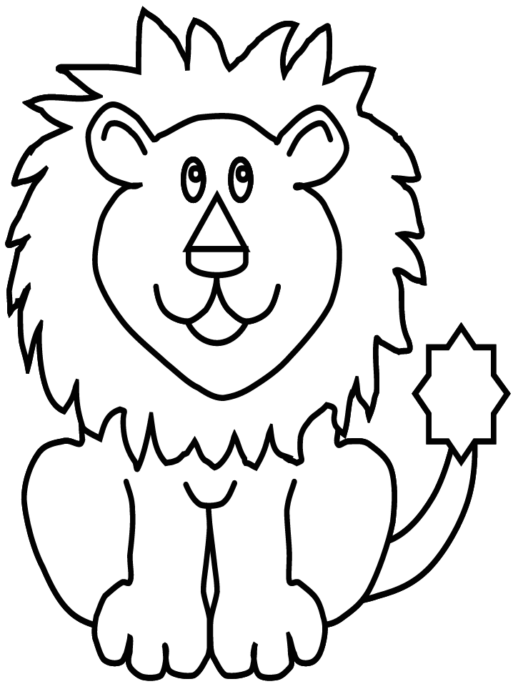 Coloriage 25 Lions