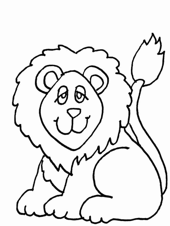 Coloriage 27 Lions