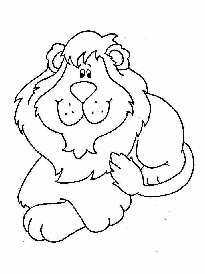 Coloriage 28 Lions