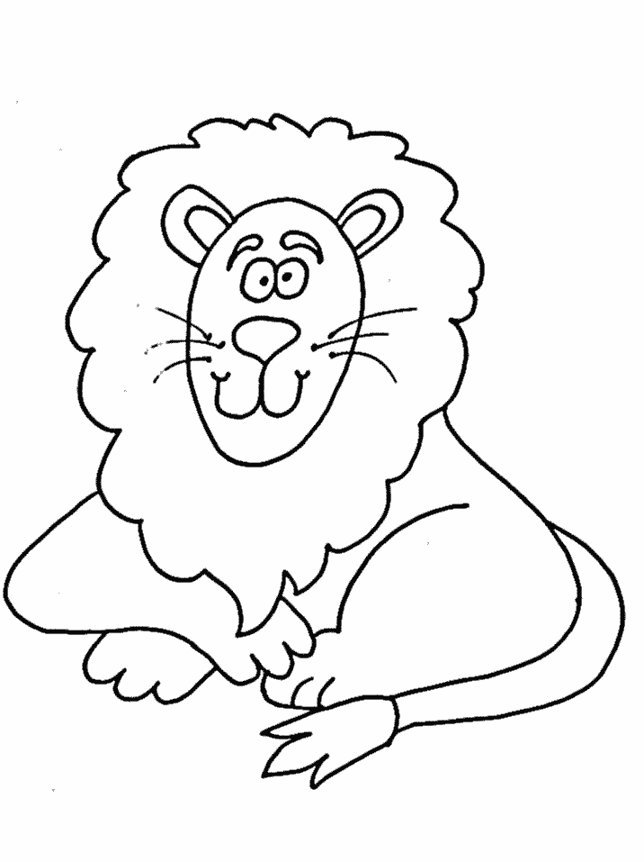 Coloriage 30 Lions