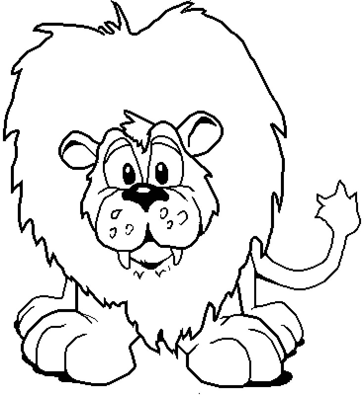 Coloriage 40 Lions