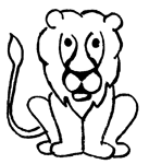 Coloriage Lions 15