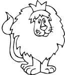 Coloriage Lions 20