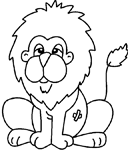 Coloriage Lions 4